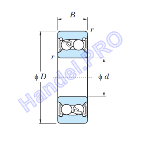 Подшипник Koyo 2201-2RS (12x32x14) - характеристики, описание, цены ...