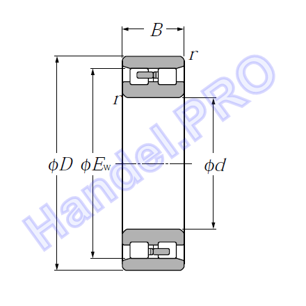 Подшипник NTN NN3030 (150x225x56) - характеристики, описание, цены ...